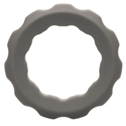 alpha ring by Calextotics Cockring Silicone Erect Ring Alpha 37mm Gris